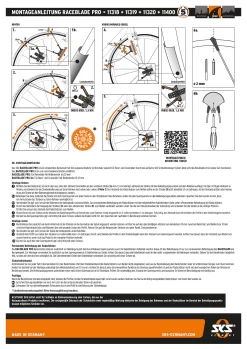 Kit De Garde-boue Raceblade Pro Noir -Abus Boutique AB bedienungsanleitung RACEBLADE PRO