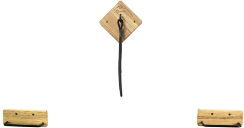 Support Mural Pour Vélo U-Rack - Chêne 1 Support Mural Pour Vélo U-Rack - Chêne