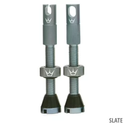 Peaty's Chris King MK2 Tubeless 42mm Valves -Abus Boutique Peaty s Chris King MK2 Tubless Ventile 42mm PE PTV2 42 VLT 3 Slate