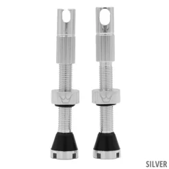 Peaty's Chris King MK2 Tubeless 42mm Valves -Abus Boutique Peaty s Chris King MK2 Tubless Ventile 42mm PE PTV2 42 VLT 4 Silver