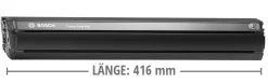 Bosch Batterie PowerTube 625 (BBP290) HORIZONTAL -Abus Boutique PowerTube 625 Akku BBP290 HORIZONTAL 416mm 0275007543