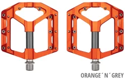 RFR Pédales Plates SLT 2.0 -Abus Boutique RFR SLT 2 0 Flat Plattformpedale 20093329 4 orange grey