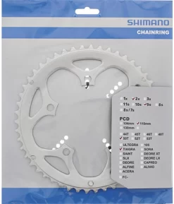 Shimano TIAGRA Plateau 9 Vitesses Pour FC-4550 50 Dents