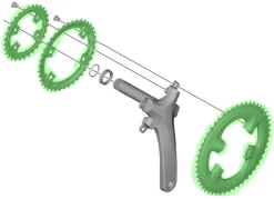 Shimano SORA FC-R3030 Plateau -Abus Boutique Shimano SORA FC R3030 Kettenblatt