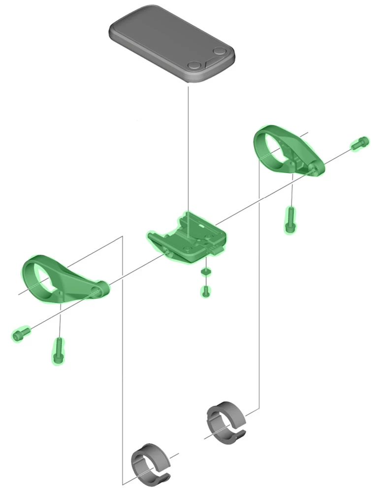 Shimano STEPS Support D'écran Pour SC-E6100/E6010 2 Shimano STEPS Support D'écran Pour SC-E6100/E6010 – Image 2