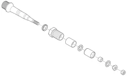 Shimano Axe De Pédale Complet Pour XTR PD-M9000/9020 Droite 5 Shimano Axe De Pédale Complet Pour XTR PD-M9000/9020 Droite -Abus Boutique Shimano Pedalachse komplett fur XTR PD M9000 9020 rechts Y46X98050 c