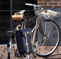 BASIL Porte-bagages De La Roue Avant De Portland -Abus Boutique basil portland front carrier chrome 50408 2