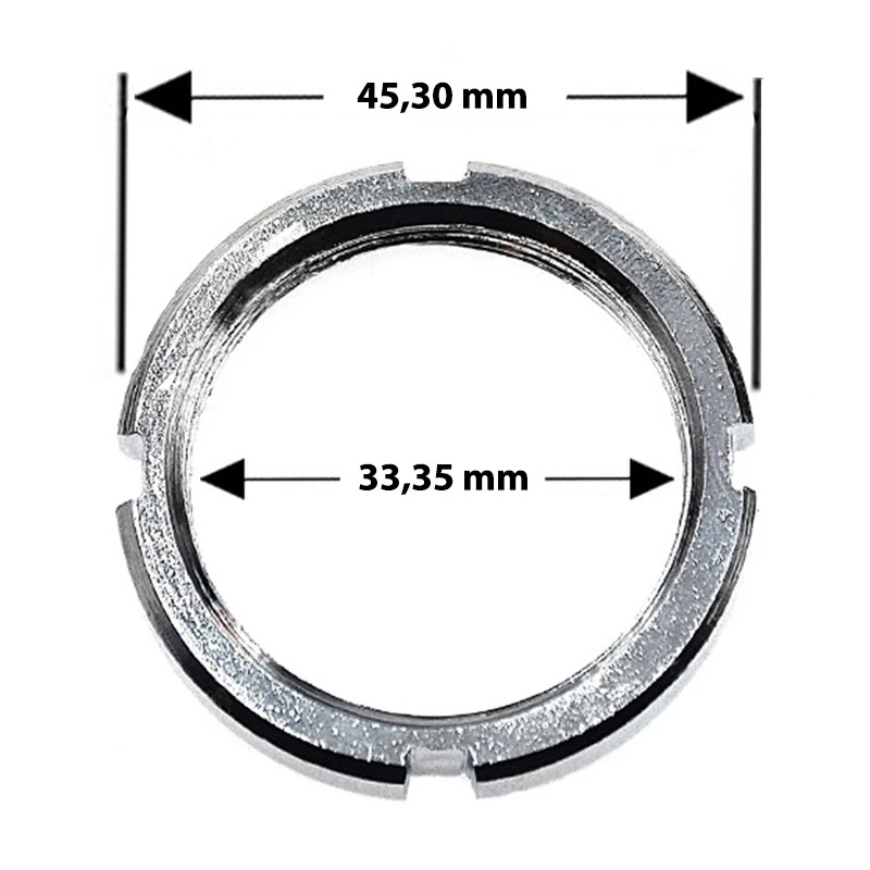 Contre écrou Pour Boitier De Pédalier 2 Contre écrou Pour Boitier De Pédalier – Image 2