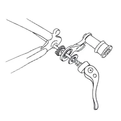 Fixation Remorque Vélo Mono Roue Weber Monoporter -Abus Boutique fixation remorque velo mono roue weber monoporter 2