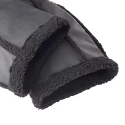 Manchons BASIL Noirs En Cuir Végétal Pour Guidon Vélo -Abus Boutique manchons basil noirs en cuir vegetal pour guidon velo 1 5