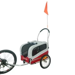 Remorque/poussette Aluminium Avec Système Pliant Pour Chien 7 Remorque/poussette Aluminium Avec Système Pliant Pour Chien -Abus Boutique remorque poussette aluminium avec systeme pliant pour chien 2