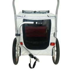 Remorque/poussette Aluminium Avec Système Pliant Pour Chien 8 Remorque/poussette Aluminium Avec Système Pliant Pour Chien -Abus Boutique remorque poussette aluminium avec systeme pliant pour chien 3