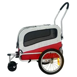 Remorque/poussette Aluminium Avec Système Pliant Pour Chien 9 Remorque/poussette Aluminium Avec Système Pliant Pour Chien -Abus Boutique remorque poussette aluminium avec systeme pliant pour chien 4