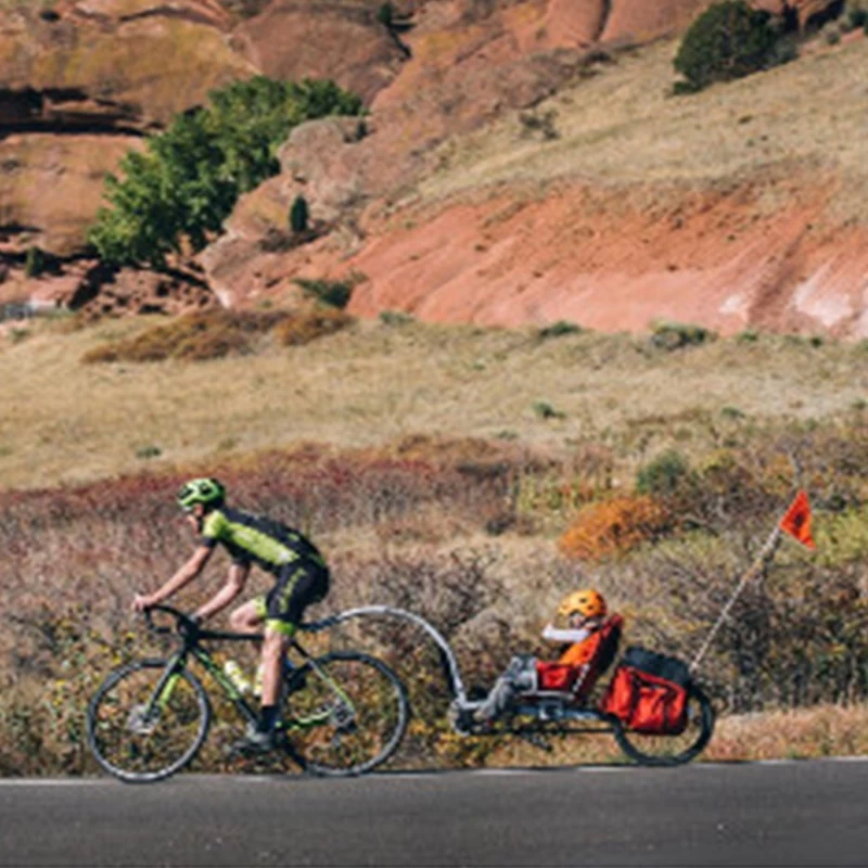 Remorque Vélo Enfant Avec Pédales Et Sacoches Thrill Weehoo 2 Remorque Vélo Enfant Avec Pédales Et Sacoches Thrill Weehoo – Image 2