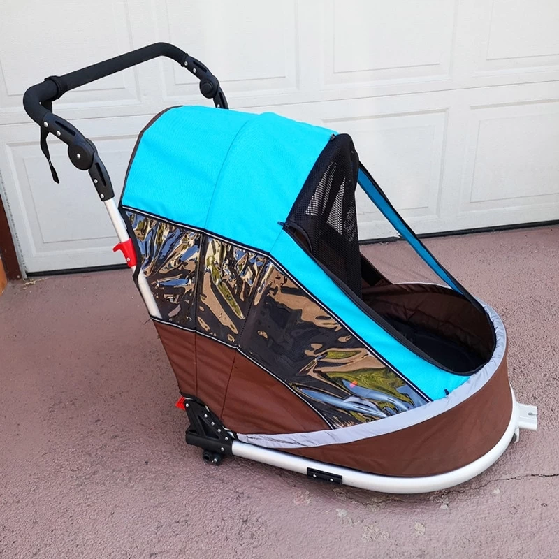 Remorque Vélo Pliable Pour 2 Enfants Maxxus 2 Remorque Vélo Pliable Pour 2 Enfants Maxxus – Image 2