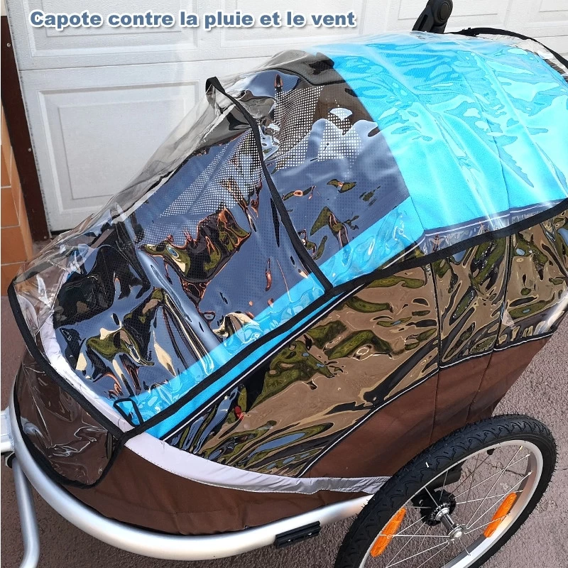 Remorque Vélo Pliable Pour 2 Enfants Maxxus 3 Remorque Vélo Pliable Pour 2 Enfants Maxxus – Image 3