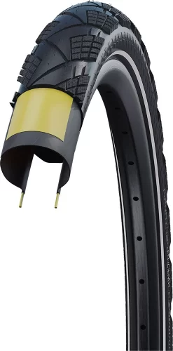 Schwalbe Marathon Efficiency Evo Super Race 28x2,15" Addix E-50 Pneu Pliant Transparent -Abus Boutique schwalbe marathon efficiency transparent reflex standard hs617 4